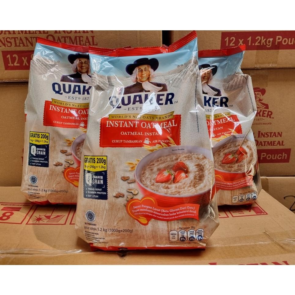 

Quaker Oatmeal Instant 1200 Gr 1,2Kg. Exp 03/26