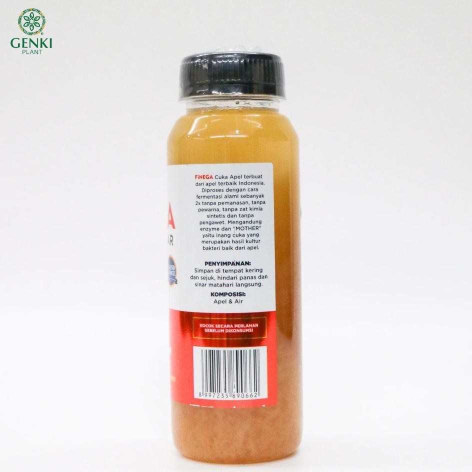 

Finega Cider Vinegar / Cuka Apel (Botol Plastik) - 250 Ml