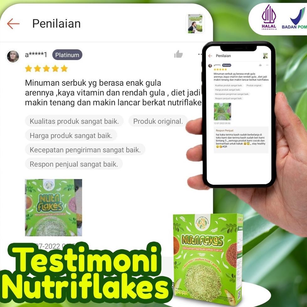 

Nutriflakes - Sereal Umbi Garut Mengatasi Masalah Asam Lambung Tanpa 280 Gram