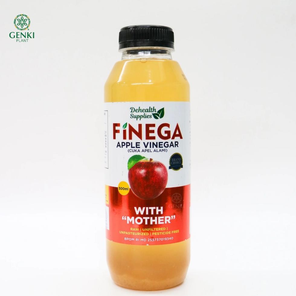 Finega Cider Vinegar (With The Mother) / Cuka Apel - 500 Ml