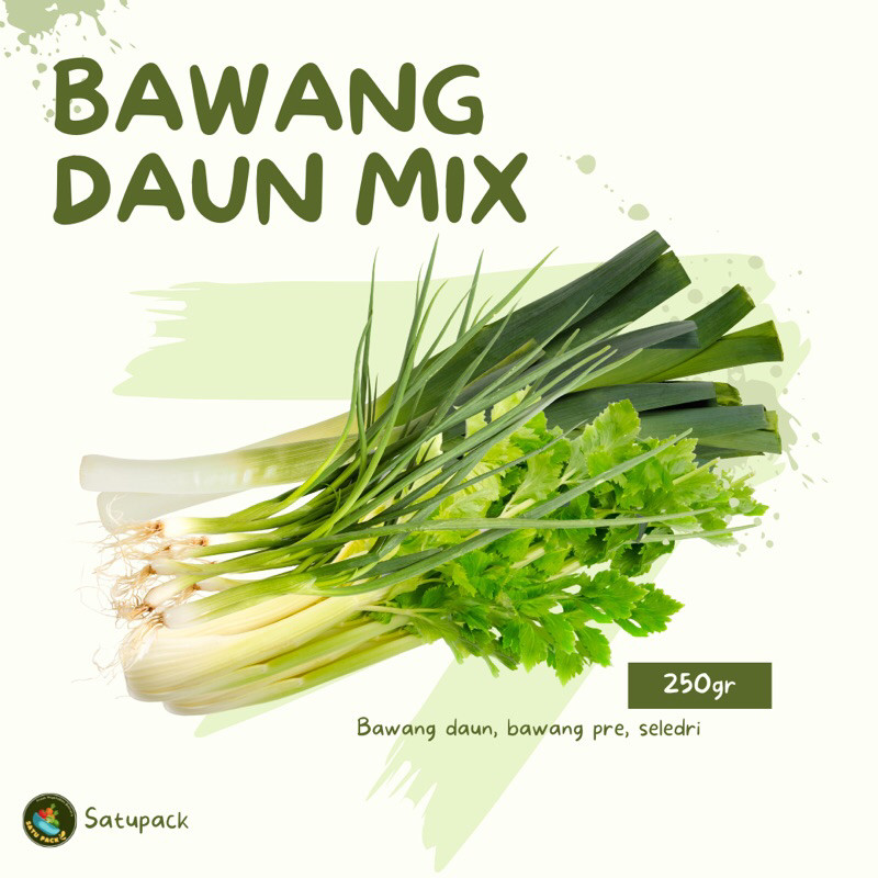 

BAWANG DAUN SELEDRI MIX - 250gr