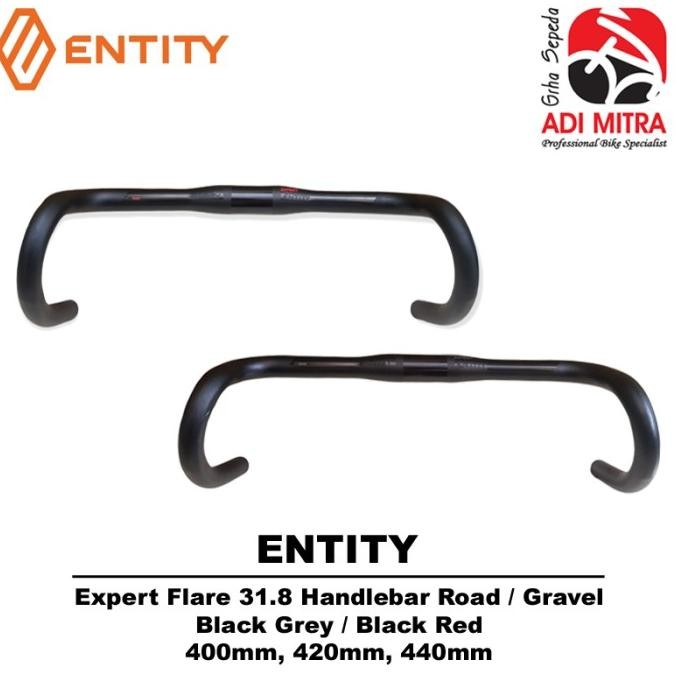 Entity Expert Flare Handlebar Road Gravel Stang Sepeda Balap Drop Bar