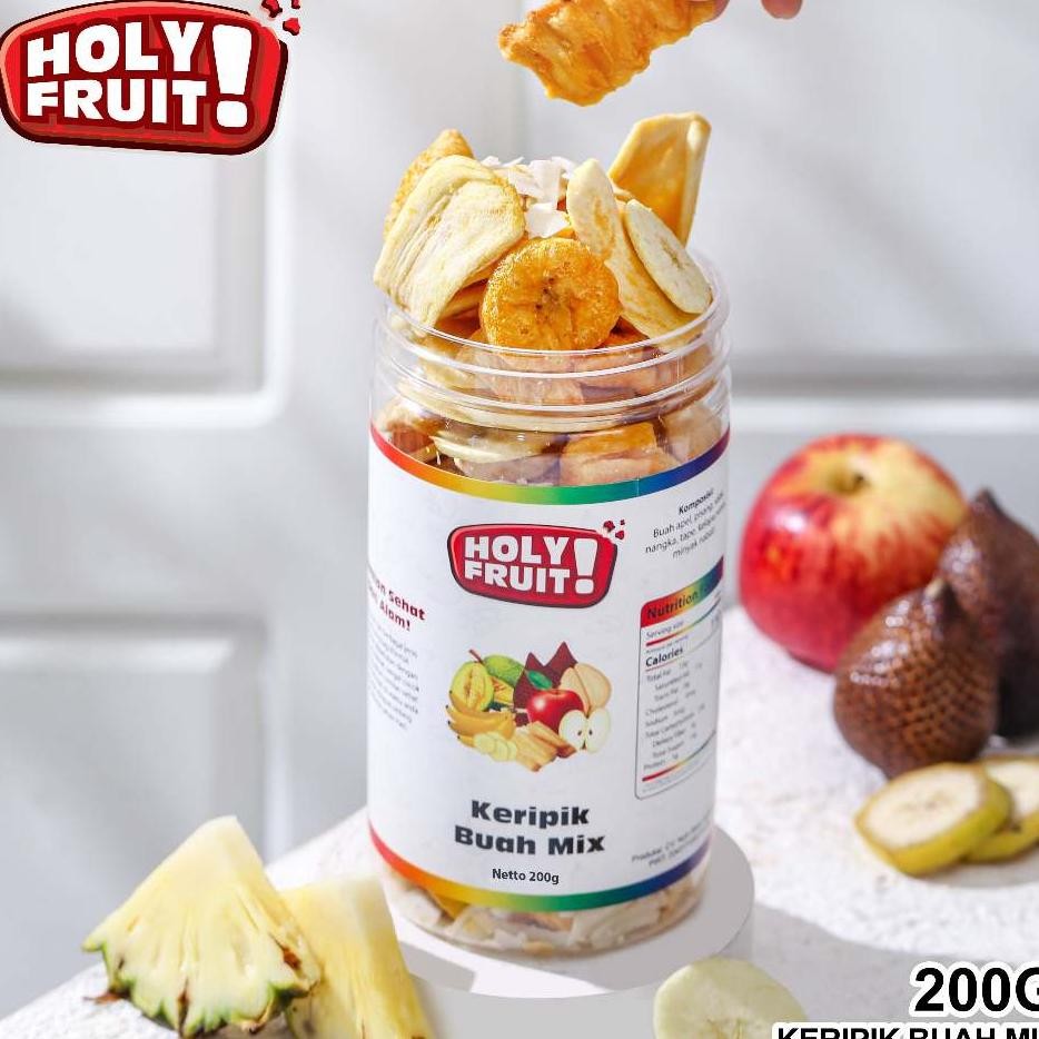 

Holyfruit Keripik Buah X 150 Gram X Fruit Celan Keripik Buah X