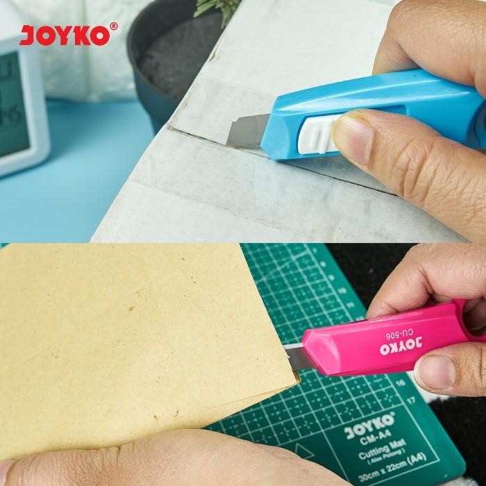 

Joyko Cutter Mini Pemotong Joyko Kecil Gunting 1 Papan Cu-506 [20Pcs]