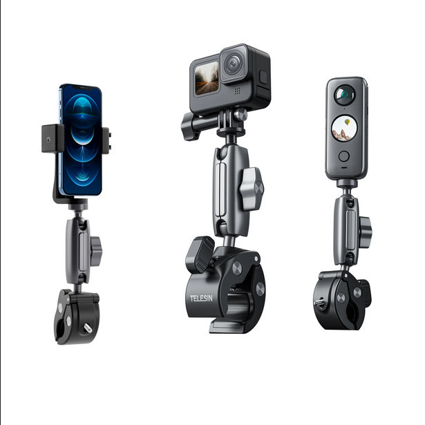 Holder Bracket Kamera Hp GoPro Motor Sepeda Telesin GP-HBM-001