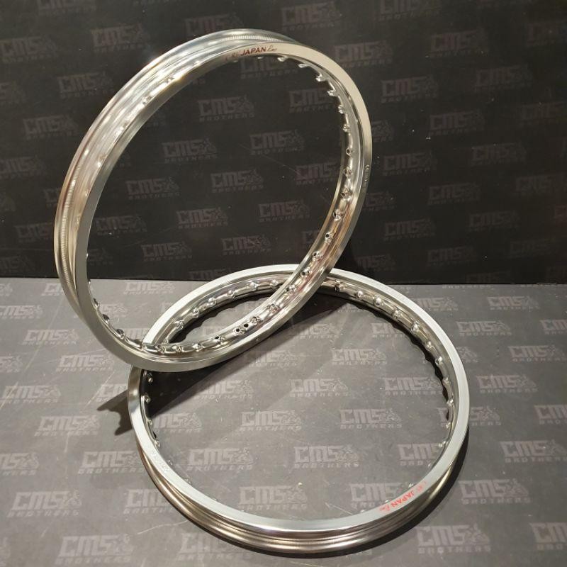 Terbaru Velg Crv Japan 17 X 140 Dan 18 X 160 Silver Kilat 1 Set Original Japan