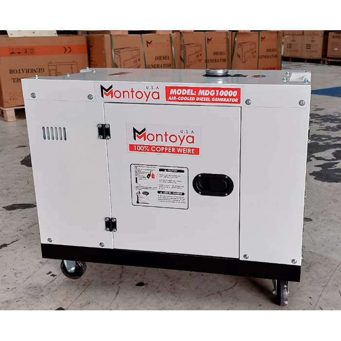 Unik Genset Solar Silent 10 Kva Montoya 7500 Watt 100% Tembaga Mdg 10000 Termurah