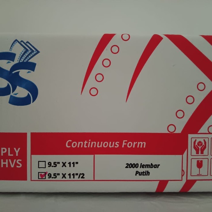 

CONTINUOUS form 4ply SS K4 : 2 Isi Full / KERTAS KOMPUTER MURAH