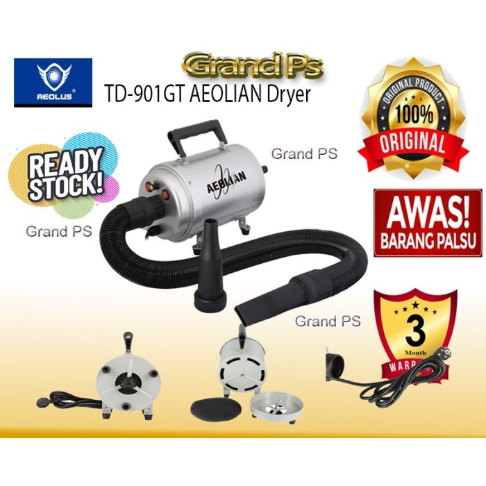 

Aeolus Aeolian H 901 Gt/td 901GT Blower Alat Pengering Anjing / Kucing