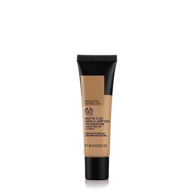 The Body Shop Matte Clay Foundation 055 Moluccan Nutmeg 30ml