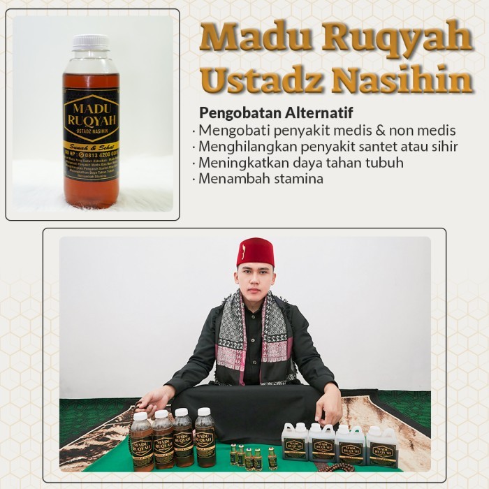 

Madu Kuning Ruqyah Ustadz Nasihin 600gr/ Madu Doa