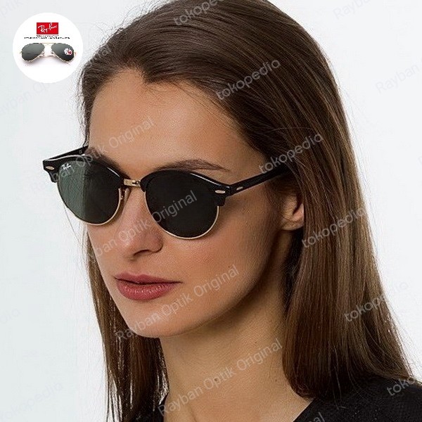 SPECIAL Kacamata hitam wanita Ray-Ban ClubRound