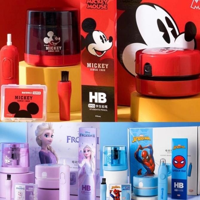 

BEBAS ONGKIR - disney deluxe electric stationary set