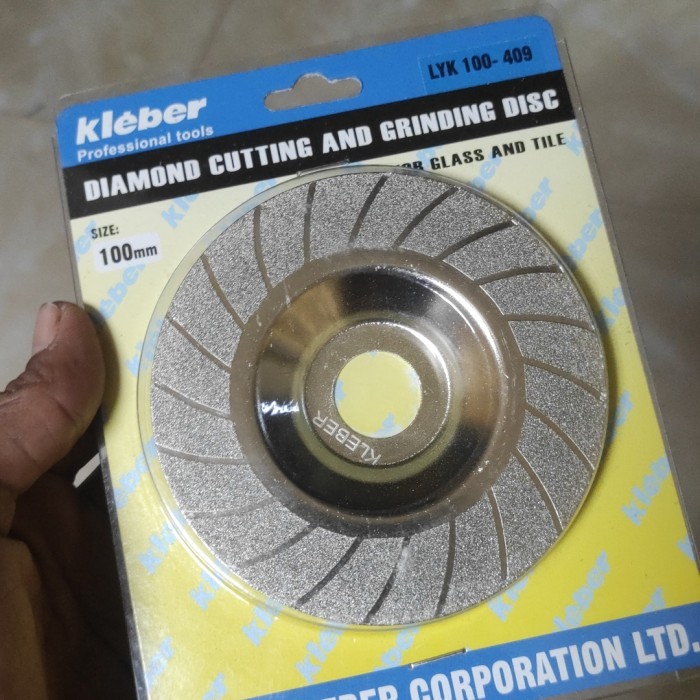 Mata gerinda diamond poles bevel keramik kaca kleber mangkok