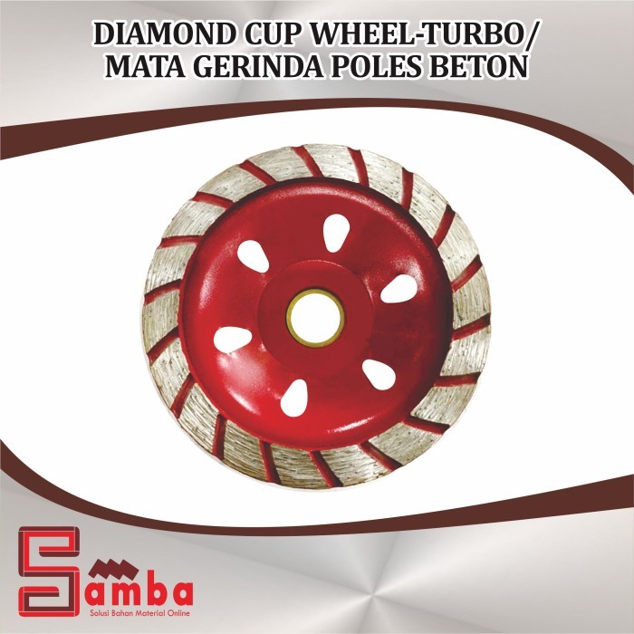 diamond cup wheel-turbo / mata gerinda poles beton
