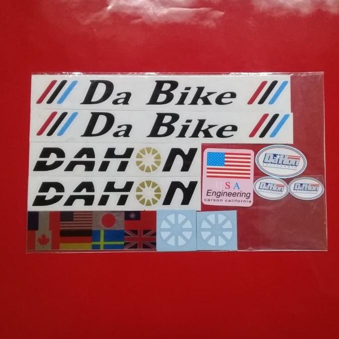 Terlaris Stiker Sepeda Da Bike Dahon Hitam