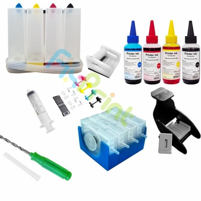 Paket Tinta Infus Printer Hp 1000 2135 1112 1115 1515 1050 2050 3050 Wangnining