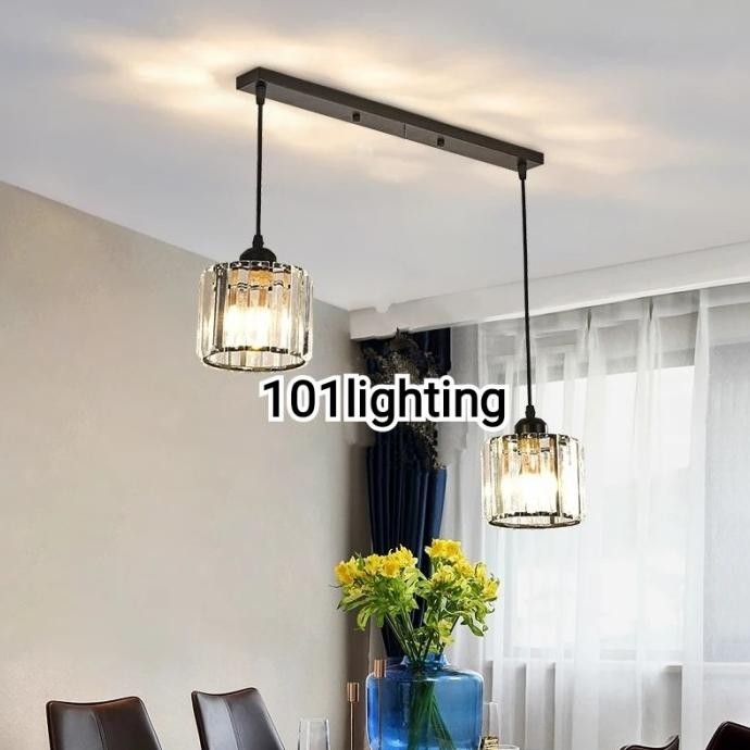 Lampu Gantung Minimalis Kristal Modern Meja Makan Mini Bar 8278-2 Kallynada