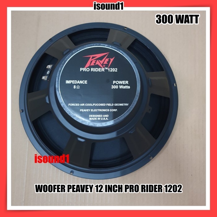 terbaik SPEAKER WOOFER PEAVEY 12 INCH PRO RIDER 12 DAN PRO RIDER 1202 300 WATT FULLRANGE - PRO RIDER