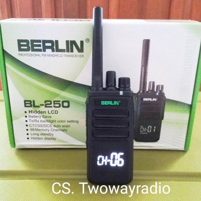 Handy Talkie Berlin BL-250 / HT BL250 single band VHF