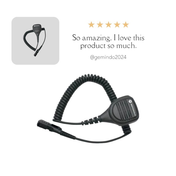 EXTRA MIC HT MOTOROLA XIR P6620I