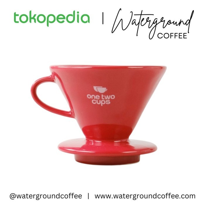 Aryazize Ceramic V60 Dripper Red For V60 Manual Brew