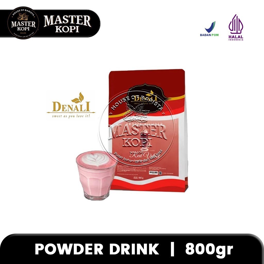 

Red Velvet DENALI Frappe Powder Minuman Bubuk 800gr