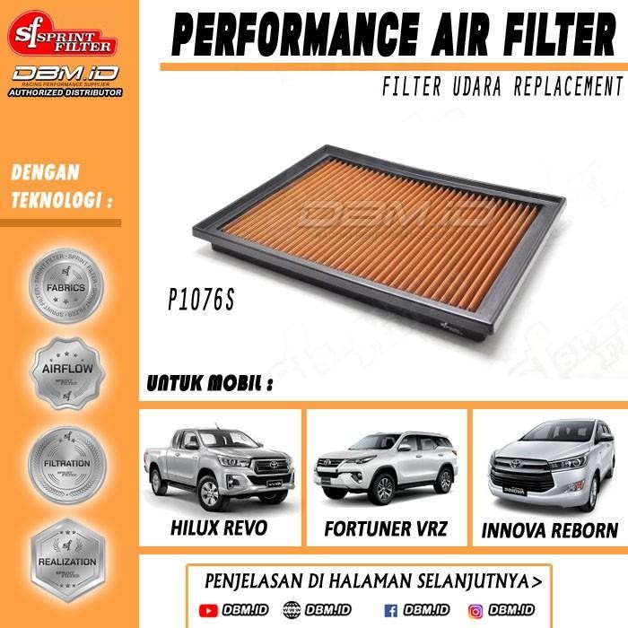 Filter Udara Sprint Filter Innova Reborn Fortuner Vrz Hilux Revo 2016+