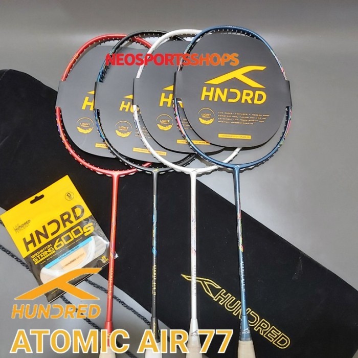 Raket Badminton HUNDRED HNDRD Atomic Air 77 Original