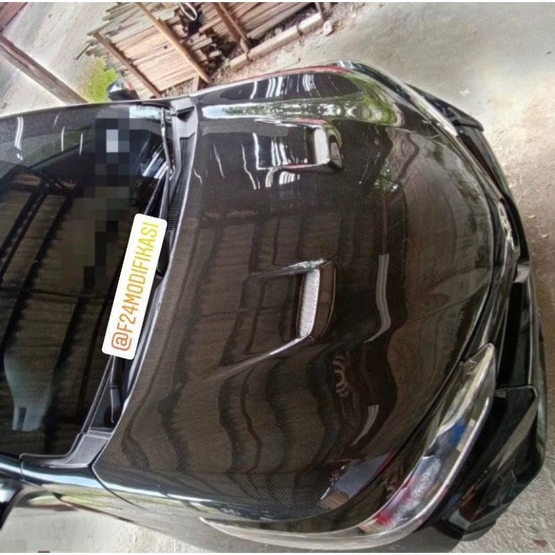 Kap Mesin Toyota Yaris Joker Carbon Kevlar