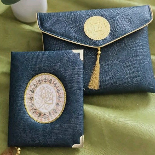 cetak buku yasin dan tahlil paket dompet hard cover bahan bludru
