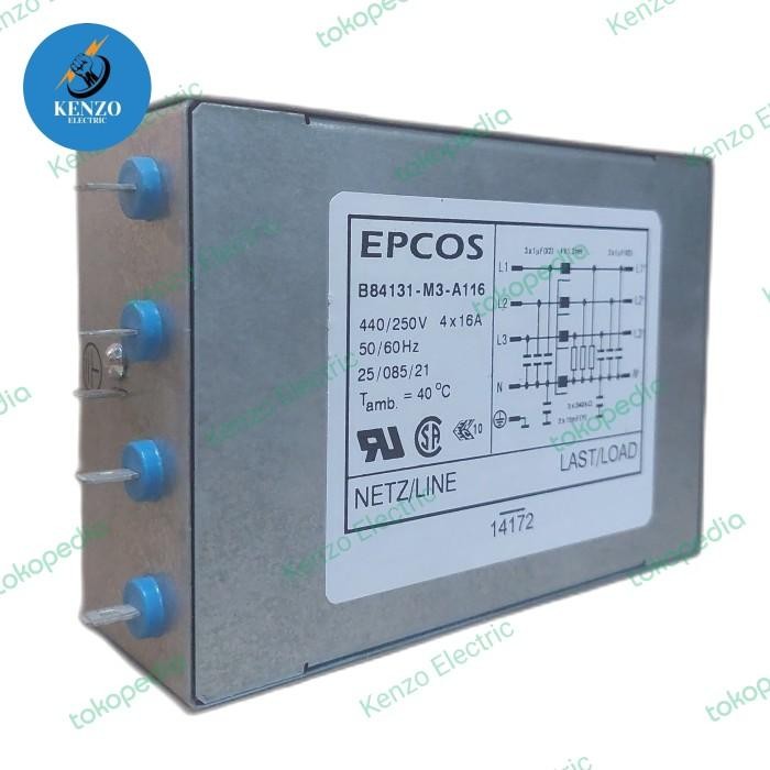 Power Line Filter B84131-M3-A116 Epcos