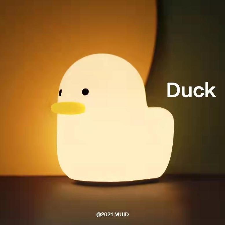 Lampu Tidur Bebek Kusam Dull Duck Sleep Lamp Head Touch Dimmer Lamp