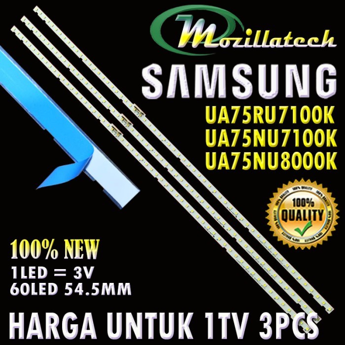 BACKLIGHT SAMSUNG 75 UA75RU7100K UA75NU7100K UA75NU8000K 75RU7100 75NU
