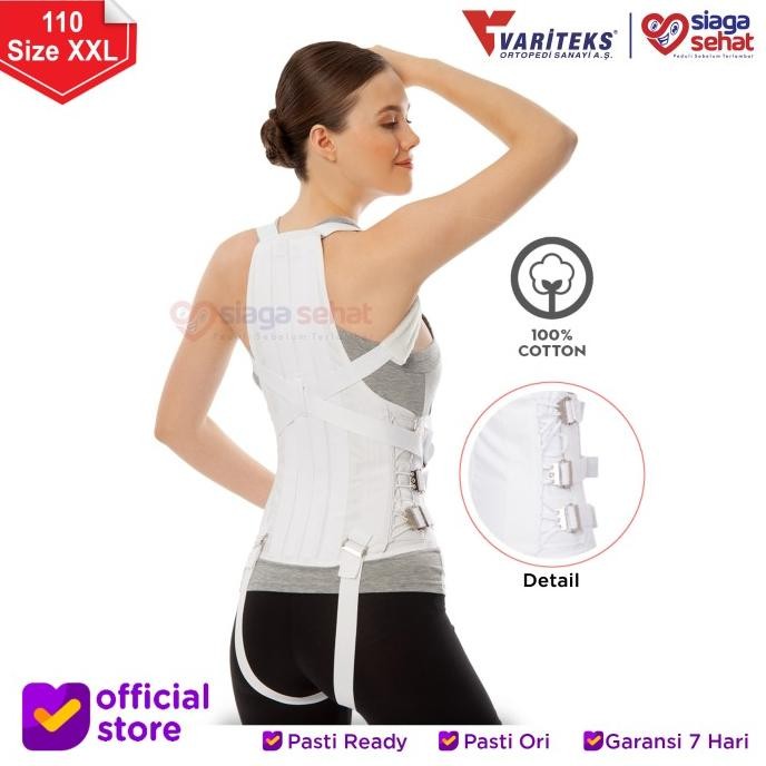 Variteks - Dorsolomber Korset (Penyangga Punggung/Skoliosis) (XXL)