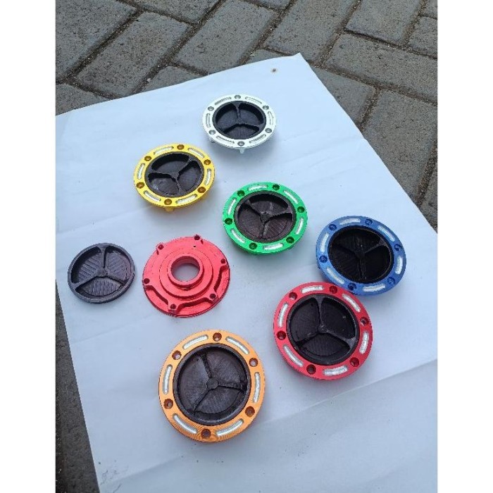 READY  FUEL CAP TUTUP TANGKI NINJA 250 F1 /NINJA 250 KARBU /COVER TANGKI KAWASAKI NINJA FULL