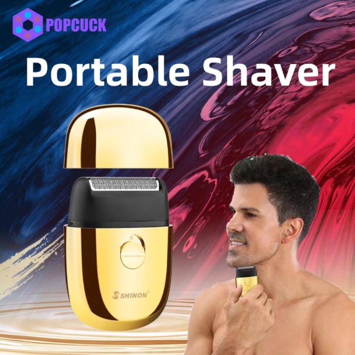 Alat Cukur Jenggot Mini Elektrik Mini Shaver Mesin Cukuran Elektric Portable Pencukur Jenggot