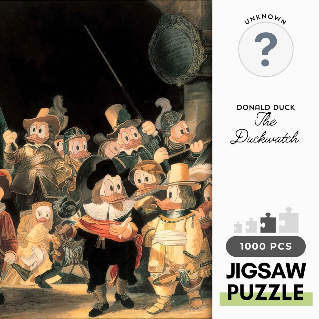 Donald Duck Shop 39706 Donald Duck • The Duckwatch 1000 Pieces Jigsaw Puzzle