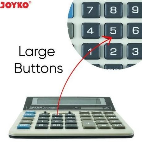 

Joyko Calculator/Kalkulator Cc-868Ch 12 Digits Che Correct Auto Replay
