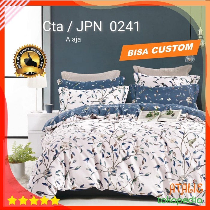 Selimut Dewasa Bed Cover Uk Double Katun Jepang