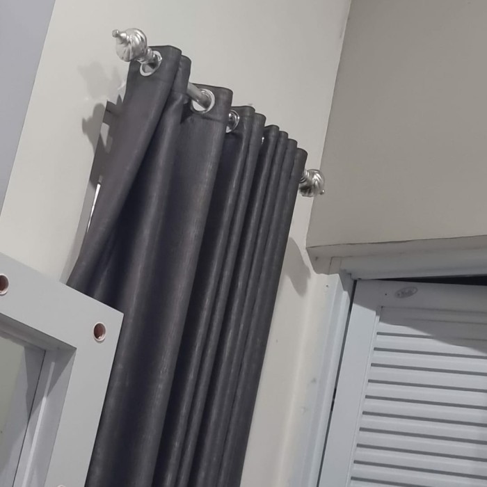 gorden satu set + tiang + gorden kolong dapur