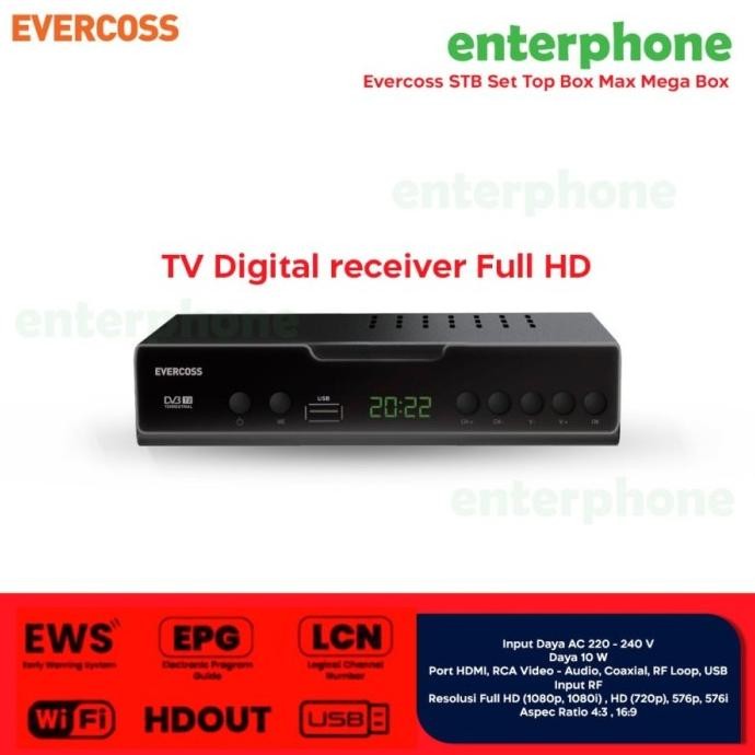 Advance Set Top Box Advance STB DVB-T2 STP A02