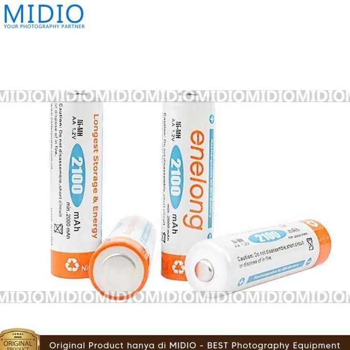 Baterai Enelong Ni-Mh Rechargeable Aa 2100Mah 4 Pcs