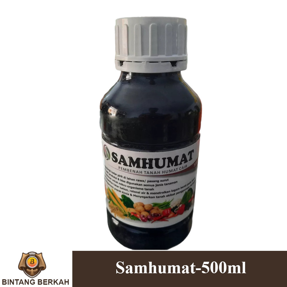 Samhumat 500 ml Asam Humat Cair Pembenah Tanah Pertanian
