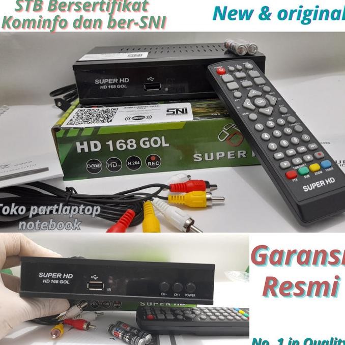 SUPER HD 168 STB TV STB TERBAIK STB TV DIGITAL ORIGINAL NEW