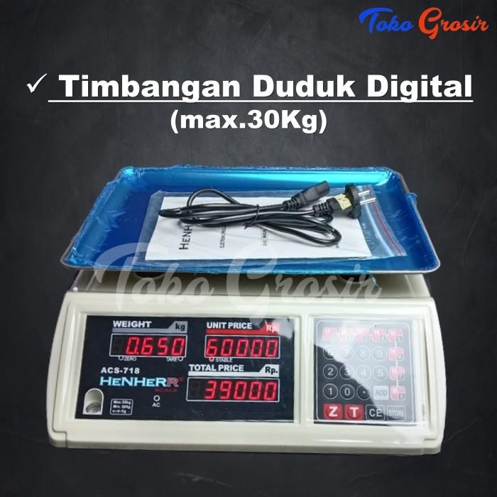 Timbangan - Timbangan Laundry - Timbangan Digital - Henher Acs715