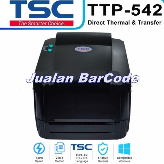 Termurah BARE PRINTER TSC TTP 542 - PRINTER LABEL BARE TSC TTP542
