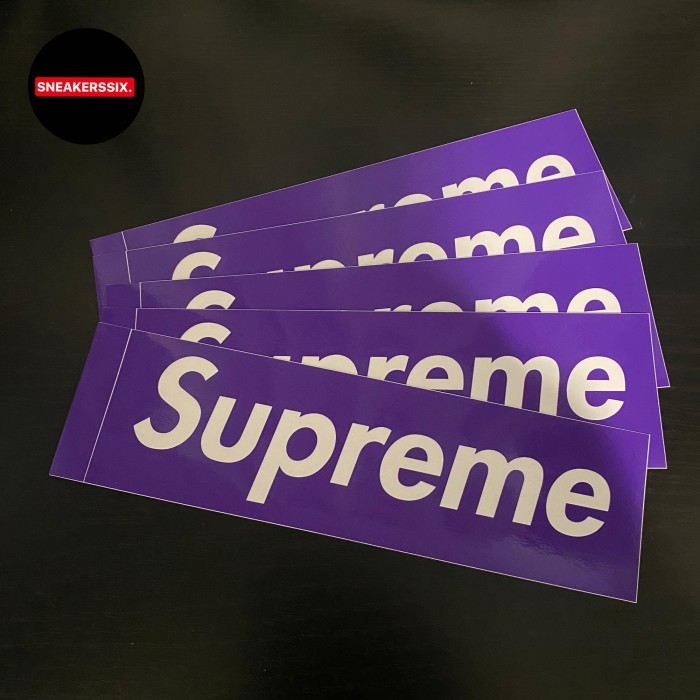 

Supreme Three 6 Mafia Purple Sticker Box Logo (Fw 2012) 100% Original