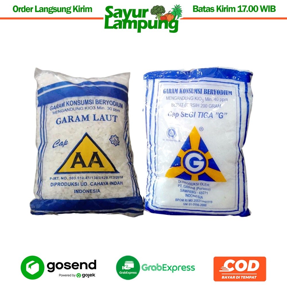 

Garam Refina 250 Gr - Sayur Lampung