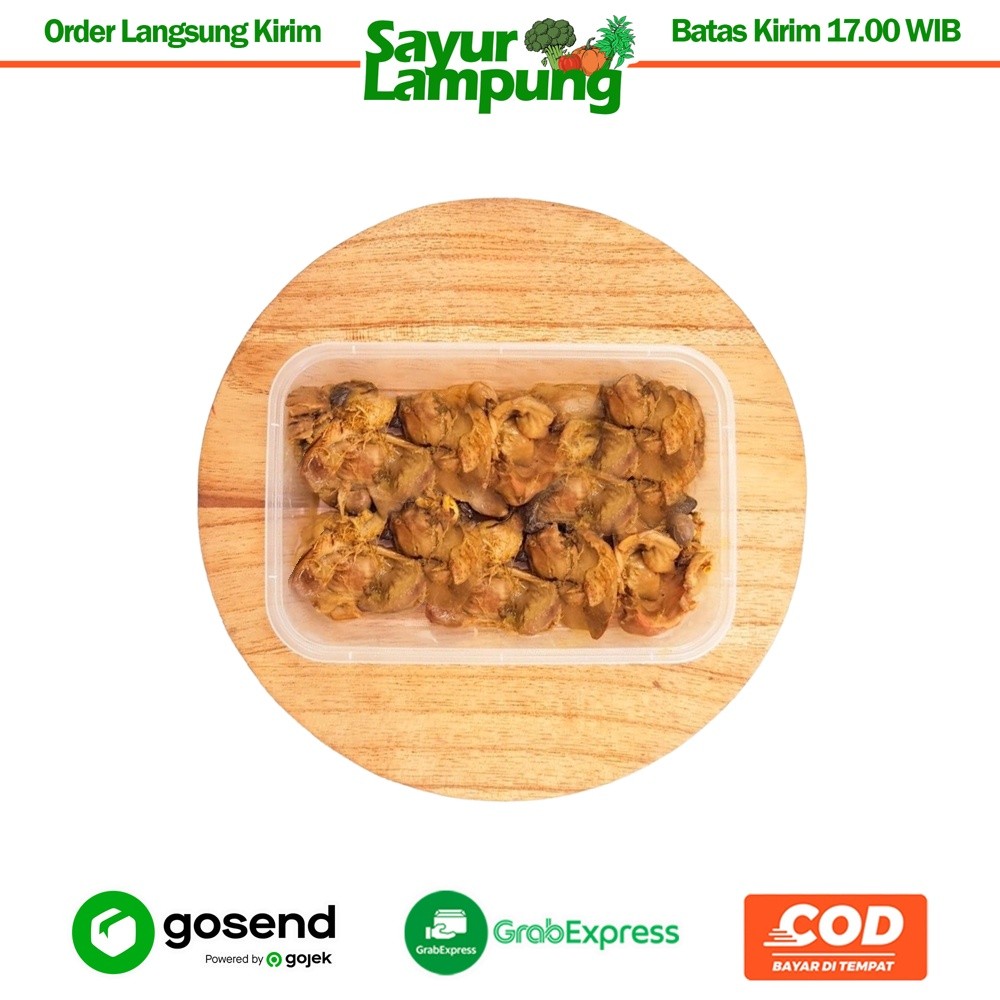 

Ungkep Ampela Ayam 10 Pcs - Sayur Lampung
